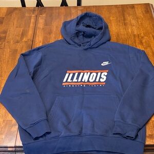 Nike Men's Navy Illinois Hoodie